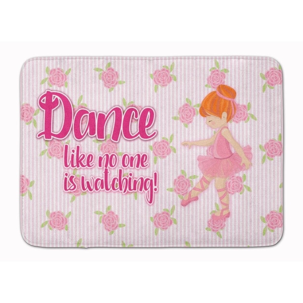 Carolines Treasures Ballet Dance Red Hair Machine Washable Memory Foam Mat BB5392RUG - main